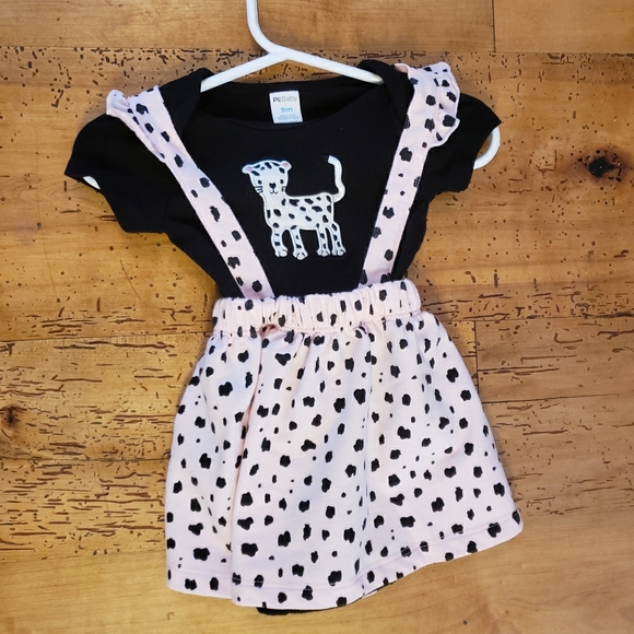 Pink Cheetah Print 2 Piece Set 9mths - Picture 2 of 5